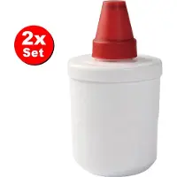 Trade-Shop 2x Ersatz Wasser-Filter für Samsung RSG257 RSG257AABP RSG257AABP/XAA RSG257AABP/XAC RSG257AAPN RSG257AARS RSG257AARS/XAA RSG257AARS/XAC RSG257AAWP