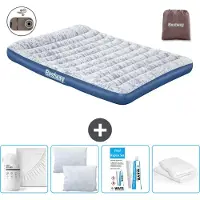 Bestway Luftmatratze - 2-Personen - 152 x 203 x 30 cm - Blau - Inklusive Zubehör