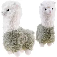 Jokomisiada Alpaka-Plüschtier, flauschig, Maskottchen-Lama, 28 cm, ZA4402