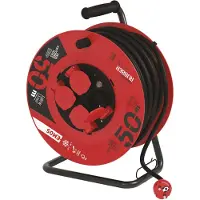 Emos 1908245003 Stromverlängerung 50 m 4 AC-Steckdose(n) Outdoor Schwarz