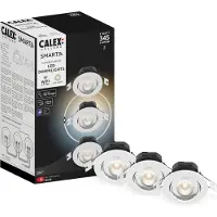 Calex Smart Downlight Einbauleuchte, CCT weiß 3er