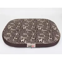 TexCorp Hundekissen Hundebett Hundematratze - Gemütliche Schlafplätze für Hunde in ovaler Form 50x70 cm