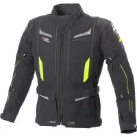 Büse Agadir Motorrad Textiljacke, schwarz/gelb, 56