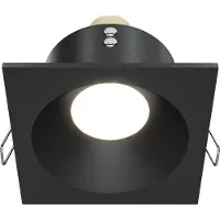 Maytoni Zoom Einbauleuchte DL033-2-01B 1xGU10, Schwarz, aus Aluminum, exkl. Leuchtmittel