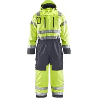 Blakläder High Vis Winteroverall High Vis Gelb/Mittelgrau 6763 1977, Farbe:gelb/marineblau, Größe:D108 (D27)