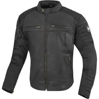 Merlin Ridge Motorrad Lederjacke, schwarz, S