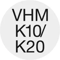 Fortis Rundstab VHM geschliffen 2,5x50mm WILKE