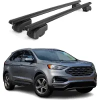Omtec Dachträger Gepäckträger für Ford Edge 2015-2023 Querträger ABE Alu Schwarz