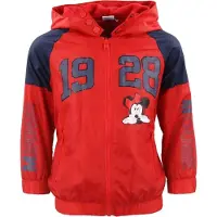 Disney Minnie Mouse Kinder Regenjacke Jacke mit Kapuze gefüttert – Rot / 104