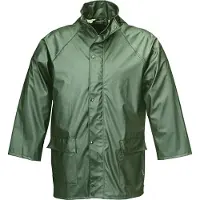 Terrax Bekleidung 0463-440 PolyurethanStretch Regenjacke oliv Größe