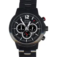 UMR Ruhla 91198 Chronograph Herrenuhr Schwarz Edelstahl 43 mm 10 ATM