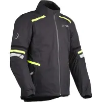 Dane Husly XPR-Tex Regenjacke, schwarz/neon-gelb, 3XL