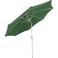 Mendler Sonnenschirm N19, Gartenschirm, Ø 3m neigbar Polyester/Alu 5kg - grün