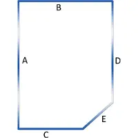 Dibapur Pro Soft Kaltschaum Topper (Breite: 101 bis 120 cm x Länge bis 200 cm) x Höhe 5 cm nach Maß - für Boote und Wohnwagen Camping