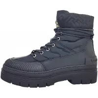 Tommy Hilfiger Monogram Outdoor Boot Damenschuhe Stiefel Schnürer Schwarz