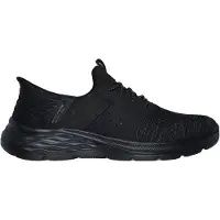 SKECHERS Garner Newick Slip-On Schwarz BBK Größe EU 44