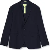 Cinque Baukastensakko "CICASTELLO", Herren, Gr. 46, blau (dunkelblau), Obermaterial: 53% Polyester, 43% Schurwolle, 4% Elasthan, unifarben, schmal, Sakkos Baukastensakko, mit Schurwolle, Slim-Fit