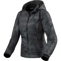 REV'IT! Flare 2 Lady Camo Schwarz Grau Jacke Größe 38