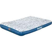 Bestway TriTech Doppelluftbett Fashion Flock mit integrierter Elektropumpe 203 x 152 x 30 cm