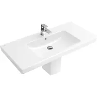 Villeroy & Boch V&B Möbelwaschtisch Subway 2.0 80x47cm, we C+, mit Hahnloch, Überlauf