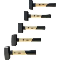 Vago-Tools 5 tlg Set Fäustelhammer 800/1000/1250/1500/2000 g Hammer Fäustel