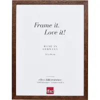 Effect Bilderrahmen Effect Holz-Spiegel Profil 2430 nussbaum 25x80 cm