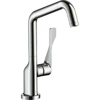 Axor Citterio DN15 Einhebel-Küchenmischer 260 mit Schwenkauslauf, 39850990, Farbe: Polished Gold Optic