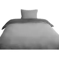 Cofi1453® Microfaser Wende-Bettwäsche mit Reißverschluss, für Einzel- und Doppelbett 155 x 200 cm + 80 x 80 cm