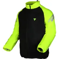 Modeka Flex Dry Motorrad Regenjacke, schwarz/gelb, XL