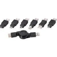 Vivanco VIVancoUSB-Adapterset Mit USB-Kabelaufwicklung