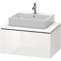 Duravit Konsolenunterschrank L-CUBE 400 x 820 x 547 mm flannel grey seidenmatt