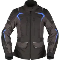 Modeka Elaya Damen Motorrad Textiljacke Farbe: Schwarz/Dunkelgrau, Grösse: 72