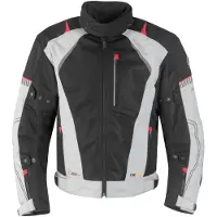Germot X-Air Evo Pro Motorrad Textiljacke, hellgrau/schwarz, XL