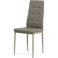 Autronic Esszimmerstühle, Deckstoff Dark Cappuccino, Metall Cappuccino Matt Lacquer - DCL -397 CRM2