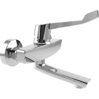 Heinrichschulte CARE Wandarmatur omega_2, mit Auslauf 110 mm