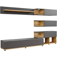 Xl Moebel Gmbh Luxus Wohnwand Wandregal Regal Wohnzimmer TV-Ständer Modern Holz Designer