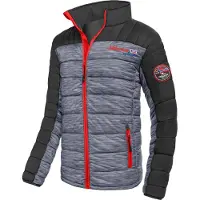 Nebulus Winterjacke meliert EMOTION Herren, warme Outdoorjacke, praktische & vielseitige Übergangs- & Winterjacke, P5892 - Herren, schwarz-rot, M