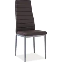 Feldmann-Wohnen Esszimmerstuhl Küchenstuhl Set H-261 braun 4er Set