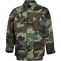 MFH US BDU Feldjacke, Rip Stop, woodland XXXL
