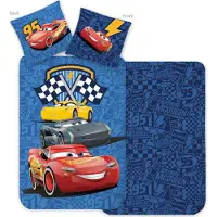 BrandMac Cars Racing Crew Wende Bettwäsche Set 2 tlg 135 x 200 cm Baumwolle