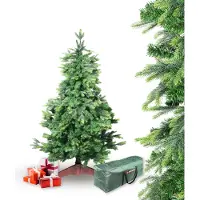 Gartenpirat Künstlicher Weihnachtsbaum BonTree Tanne 180 cm Komfort Set Christbaum mit Holzständer und Aufbewahrungstasche