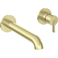 Lomadox Unterputz-Waschbeckenarmatur, 2-teilig, Gold gebürstet, SILIA-30