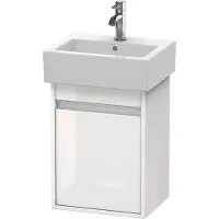 Duravit Waschtischunterschrank Ketho 40x32x55cm, wandhängend, T li, weiß hochglanz