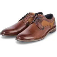 Bullboxer Herren Business Halbschuhe Braun GlattlederGröße:45