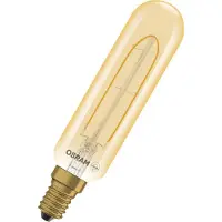Osram Vintage 1906 LED Special Shapes Dimmable in Stab-Form, LED-Lampe, Glas, Gold, 2,8 W, 250 lm, 2200 K, Dimmbar, CRI 80