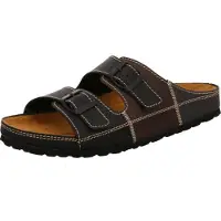 BIO Life Herren Pantolette schwarz/braun