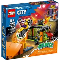 LEGO City Stunt-Park 60293 mit Schwungrad-Technik, Minifigur Tread Octane, 10x30x13.5 cm