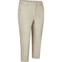 Kjbrand Caprihose "Betty 7/8", Damen, Gr. 48, N-Gr, beige, Web, Obermaterial: 60% Baumwolle, 37% Polyamid, 3% Elasthan, Basic schmal, Hosen Caprihose, Sommerhose