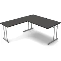 Kerkmann Büromöbelfabrik Schreibtisch start up BxT 160x180cm anthrazit