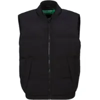 Benetton Steppweste, Herren, Gr. XL, schwarz, Web, Obermaterial: 100% Polyester, UNITED COLORS OF , Westen Steppweste